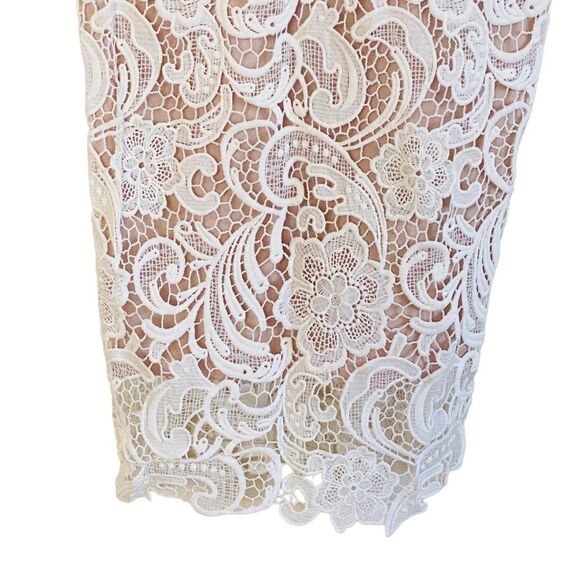 L’ATISTE by Amy White Crochet Lace Midi Dress Sz S - Picture 10 of 15